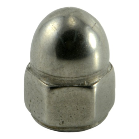 MIDWEST FASTENER High Crown Cap Nut, #4-40, 18-8 Stainless Steel, 10 PK 36781